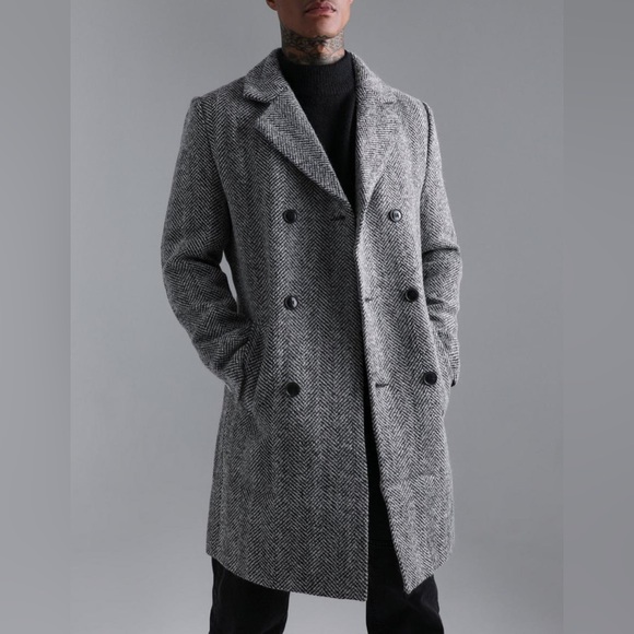 Primark Jackets & Coats Nwot Primark Wool Blend Coat In Gray L